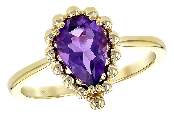 A208-13524: LDS RING 1.06 CT AMETHYST
