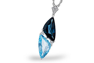 B293-57142: NECK 6.87 BLUE TOPAZ 6.97 TGW