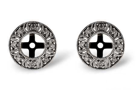 C019-08924: EARRING JACKETS .12 TW (FOR 0.50-1.00 CT TW STUDS)