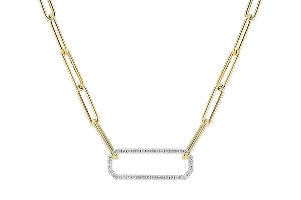 E292-64451: NECKLACE .50 TW (17 INCHES)