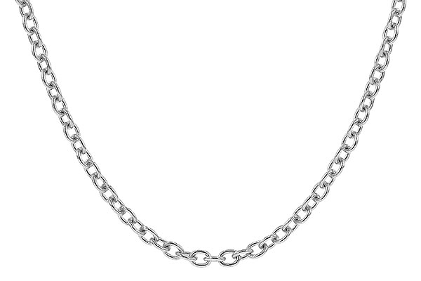 F292-70760: CABLE CHAIN (18", 1.3MM, 14KT, LOBSTER CLASP)