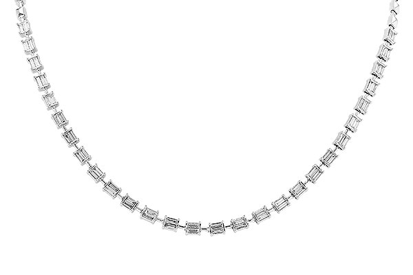 G292-68033: NECKLACE 2.02 TW BAGUETTE