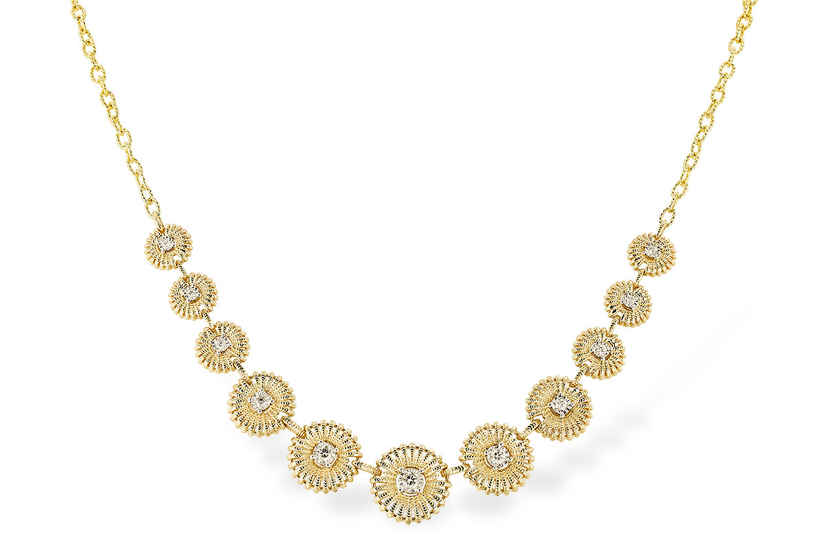 G292-70751: NECKLACE .22 TW (17")