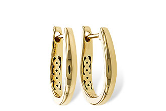G293-60796: GOLD EARRINGS (15MM)