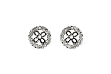 K206-31651: EARRING JACKETS .24 TW (FOR 0.75-1.00 CT TW STUDS)