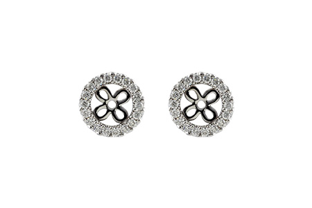 K206-31651: EARRING JACKETS .24 TW (FOR 0.75-1.00 CT TW STUDS)