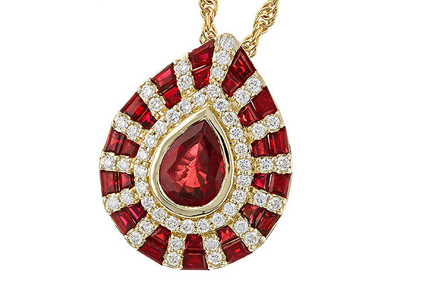 L293-58978: NECK 2.05 TW RUBY 2.29 TGW (7x5MM PS)